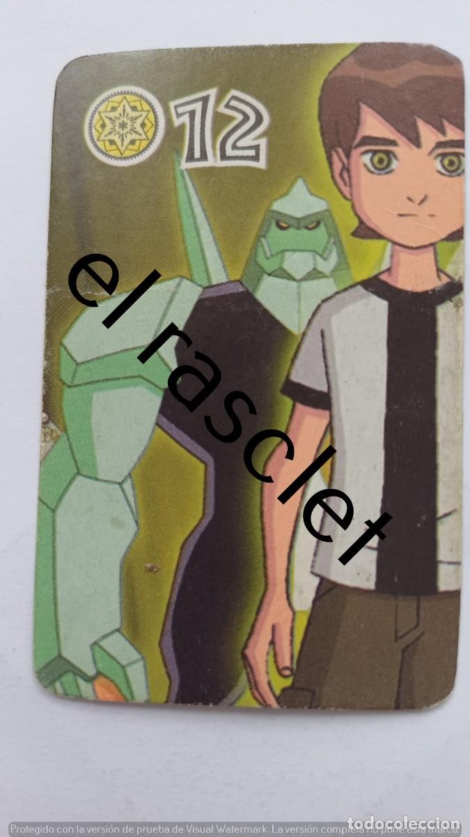 Barajas de cartas: CARTA NAIPE DE LA COLECCION BEN10 -NUMERO 12 OROS