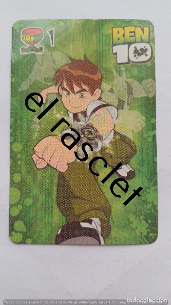 Barajas de cartas: CARTA NAIPE DE LA COLECCION BEN10 -NUMERO 1 COPAS