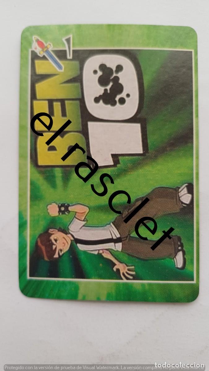 Barajas de cartas: CARTA NAIPE DE LA COLECCION BEN10 -NUMERO 1 ESPADAS