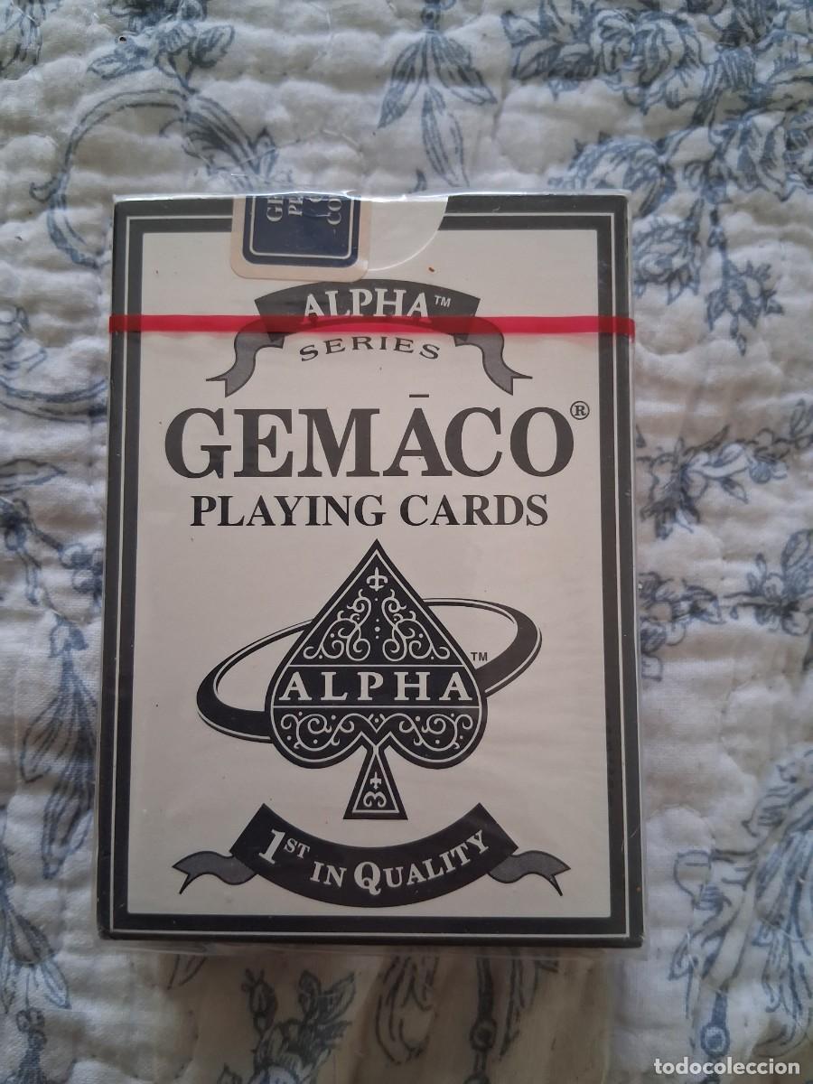 Barajas de cartas: Gemaco alpha ,con precinto, casino del mar