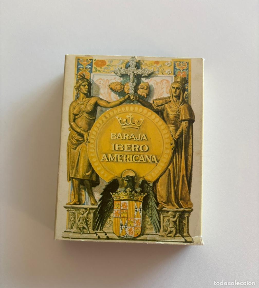 Barajas de cartas: BARAJA FOURNIER IBEROAMERICANA 1929 REEDICI&Oacute;N 1979 40 CARTAS + HOJA