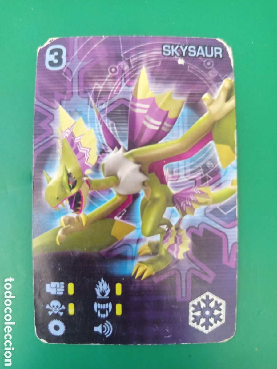 Barajas de cartas: ❇️ CARTA INVIZIMALS SKYSAUR 2009 2012 MAL ESTADO ❇️