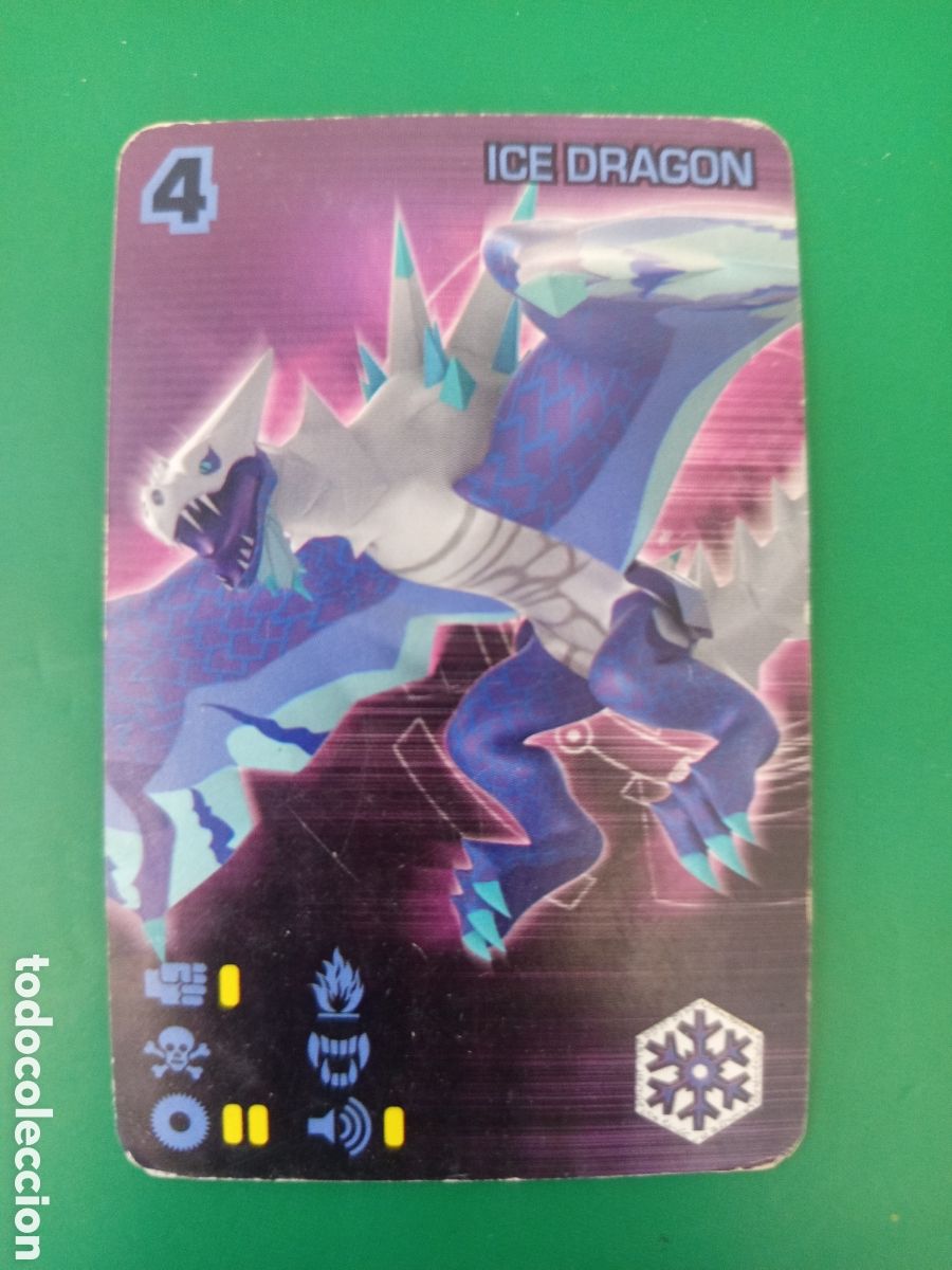 Barajas de cartas: ❇️ CARTA INVIZIMALS ICE DRAGON 2009 2012 ❇️
