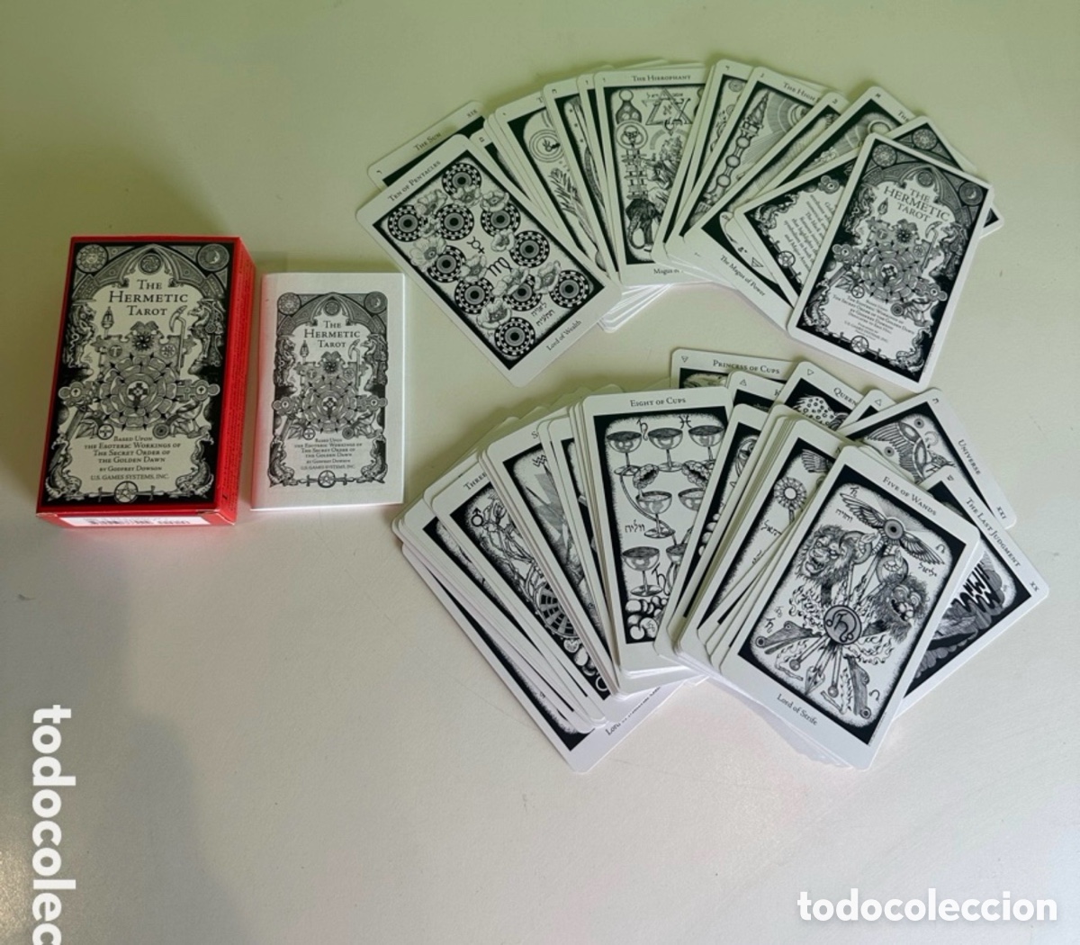 Barajas de cartas: The Hermetic Tarot Baraja Completa Tarot Esot&eacute;rico Ocultismo Cartas Originales