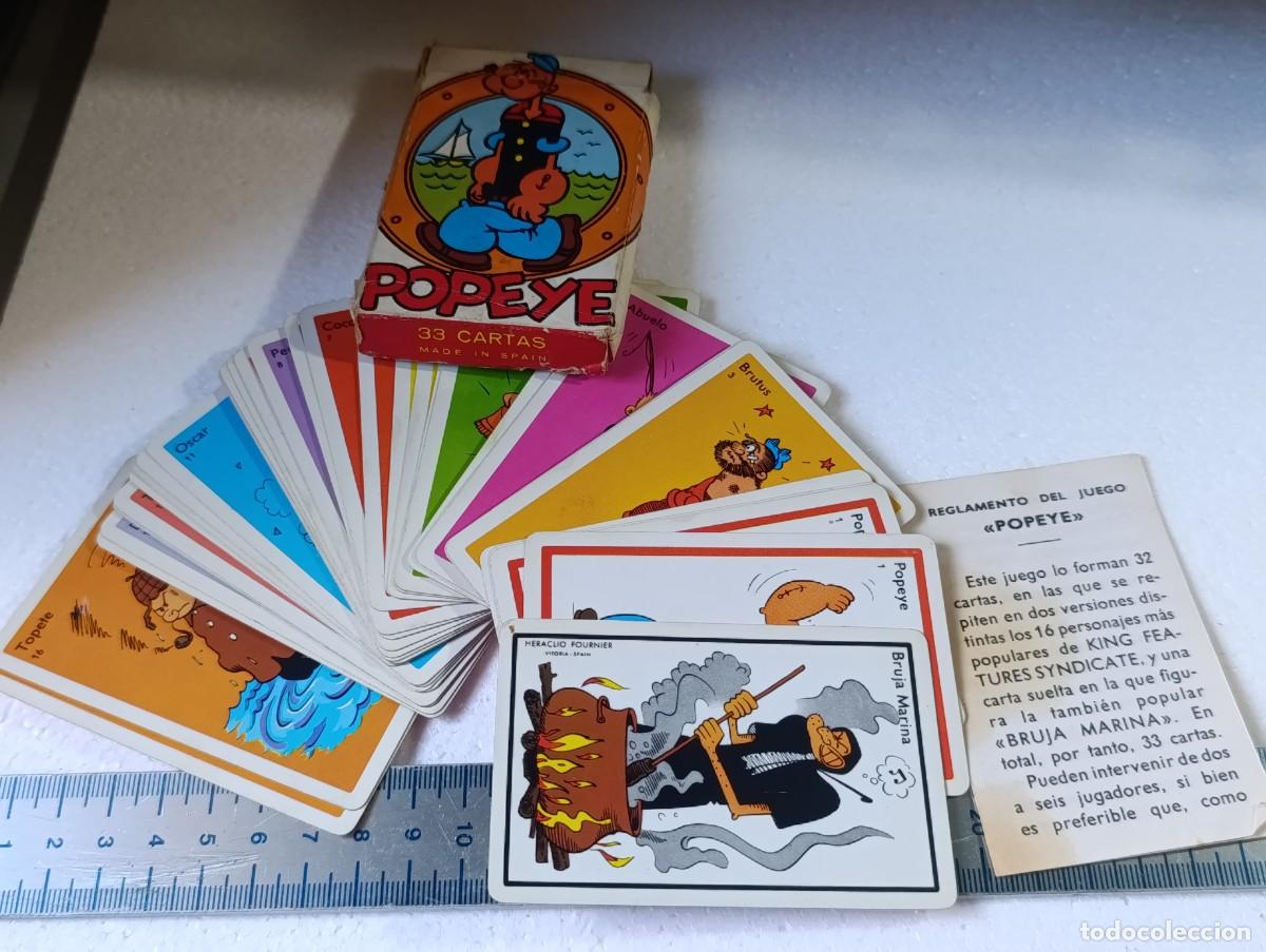 Barajas de cartas: BARAJA DE CARTAS INFANTILES - HERACLIO FOURNIER - POPEYE - COMPLETAS