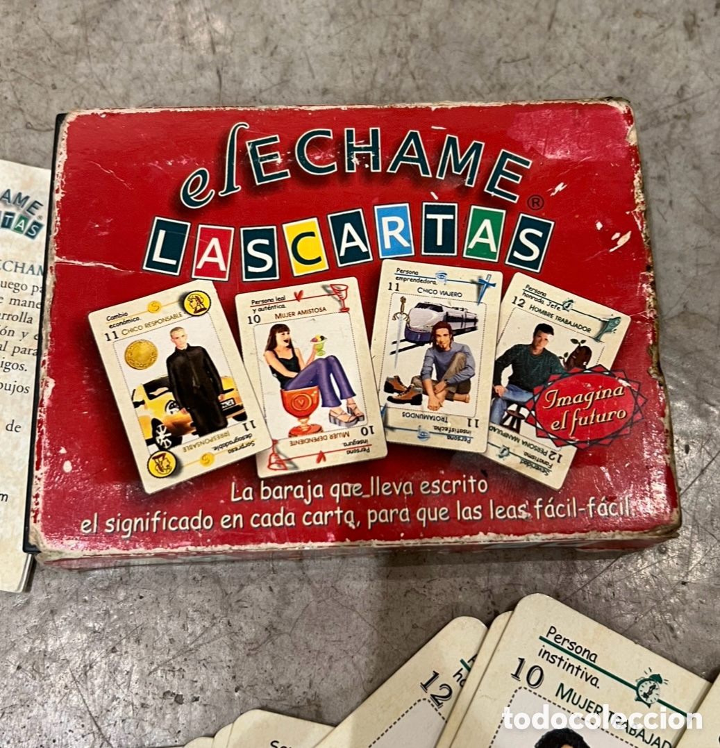 Barajas de cartas: Baraja. El &Eacute;CHAME LAS CARTAS. Naipes Comas. 2000. - Foto 2
