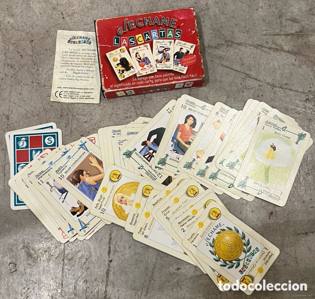 Barajas de cartas: Baraja. El &Eacute;CHAME LAS CARTAS. Naipes Comas. 2000.