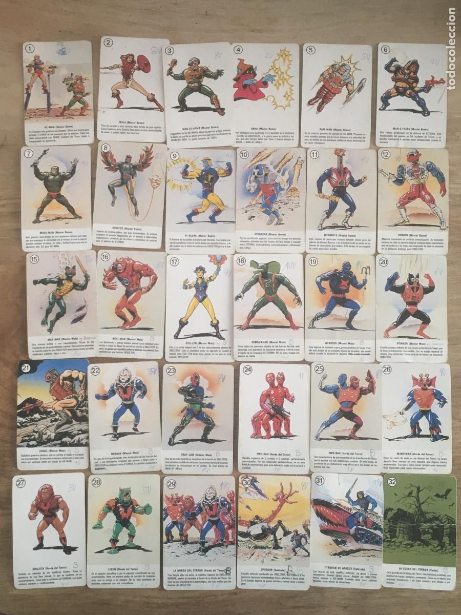 Barajas de cartas: masters del universo motu baraja de cartas fournier incompleta 30 cartas
