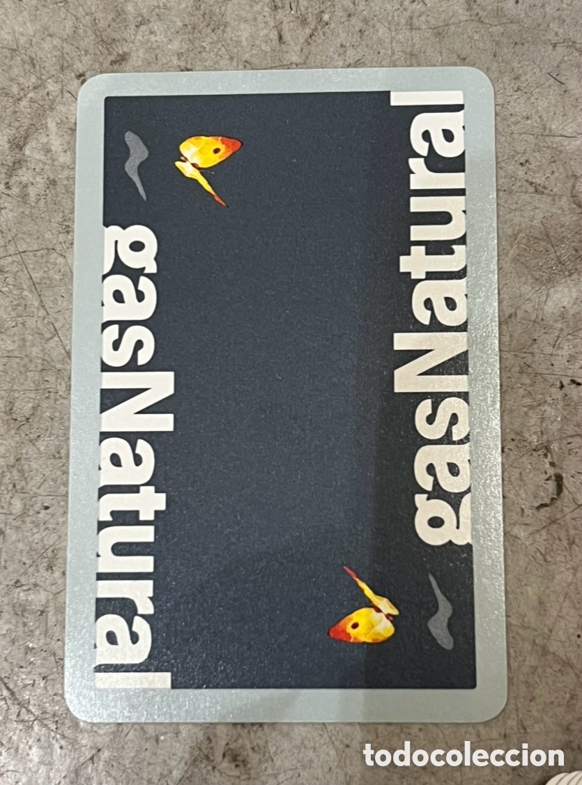 Barajas de cartas: Baraja Espa&ntilde;ola. Publicidad GAS NATURAL. Fournier.