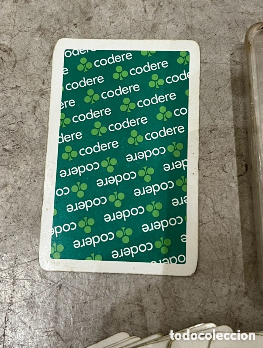 Barajas de cartas: Baraja Espa&ntilde;ola. Publicidad CODERE. Fournier.