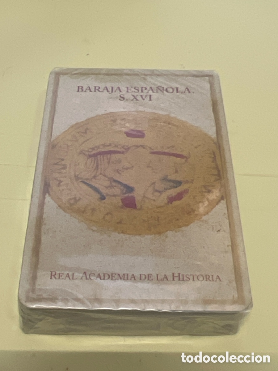 Barajas de cartas: T3/A12/1. BARAJA ESPA&Ntilde;OLA S. XVI. REAL ACADEMIA DE LA HISTORIA - REPRODUCCI&Oacute;N