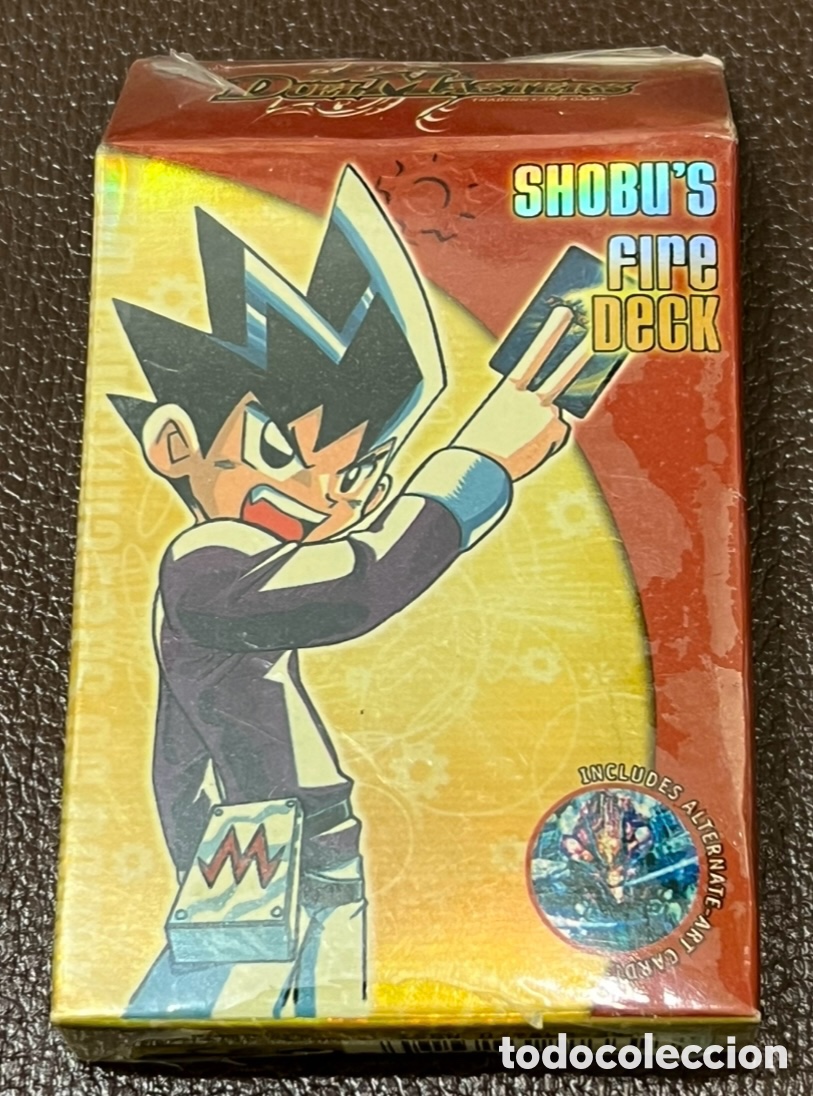 Barajas de cartas: Baraja Infantil. Shobu&rsquo;s Fire Deck. Duel M&aacute;sters. 2004.