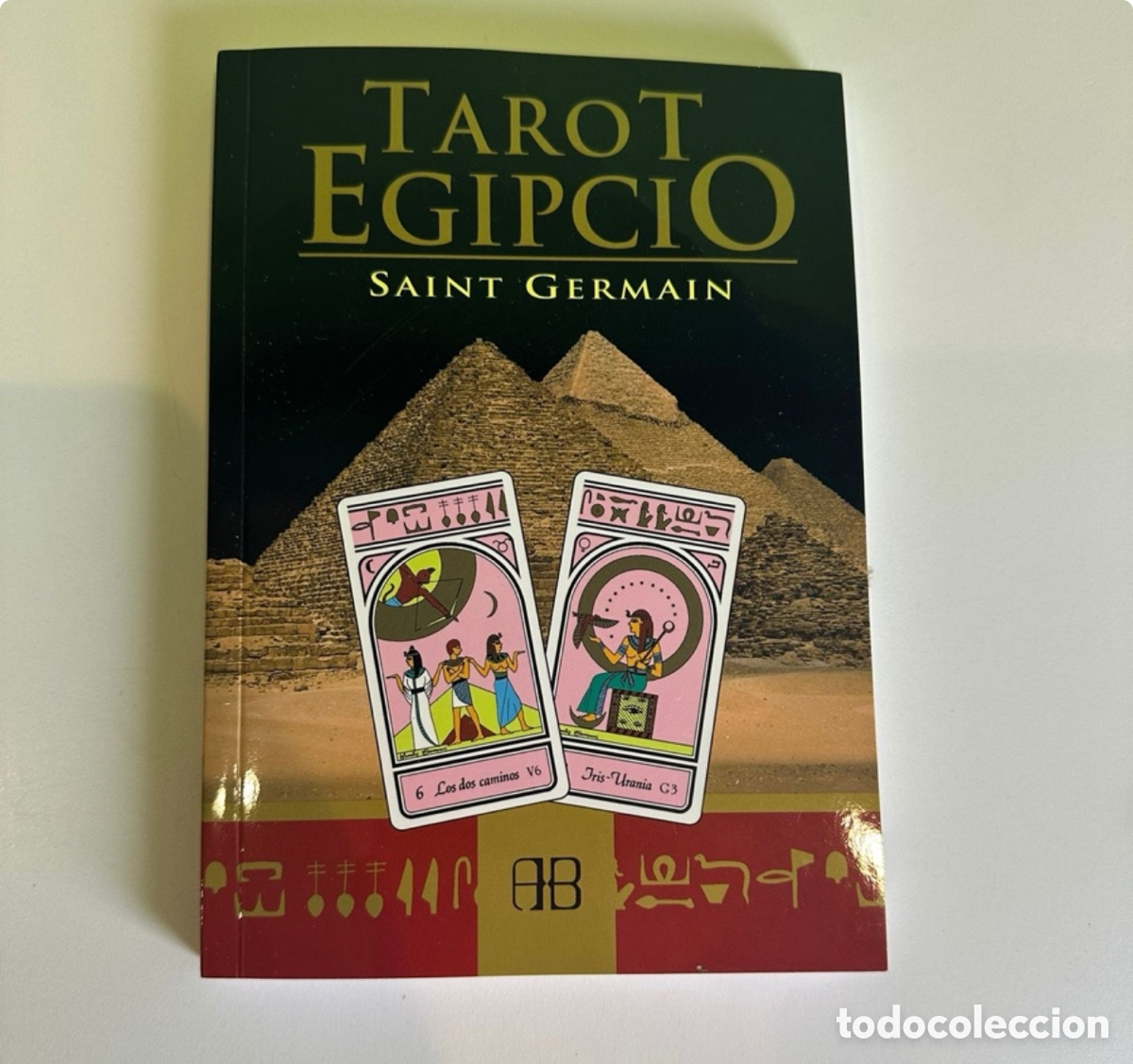 Playing Cards: Tarot Egipcio Saint Germain &ndash; Estuche Completo con 78 Cartas y Libro de 192 P&aacute;ginas