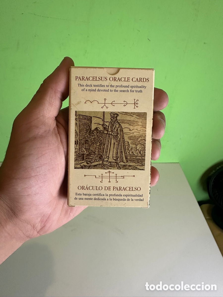 Barajas de cartas: Or&aacute;culo de Paracelso Lo Scarabeo &ndash; Baraja completa con caja y manual original