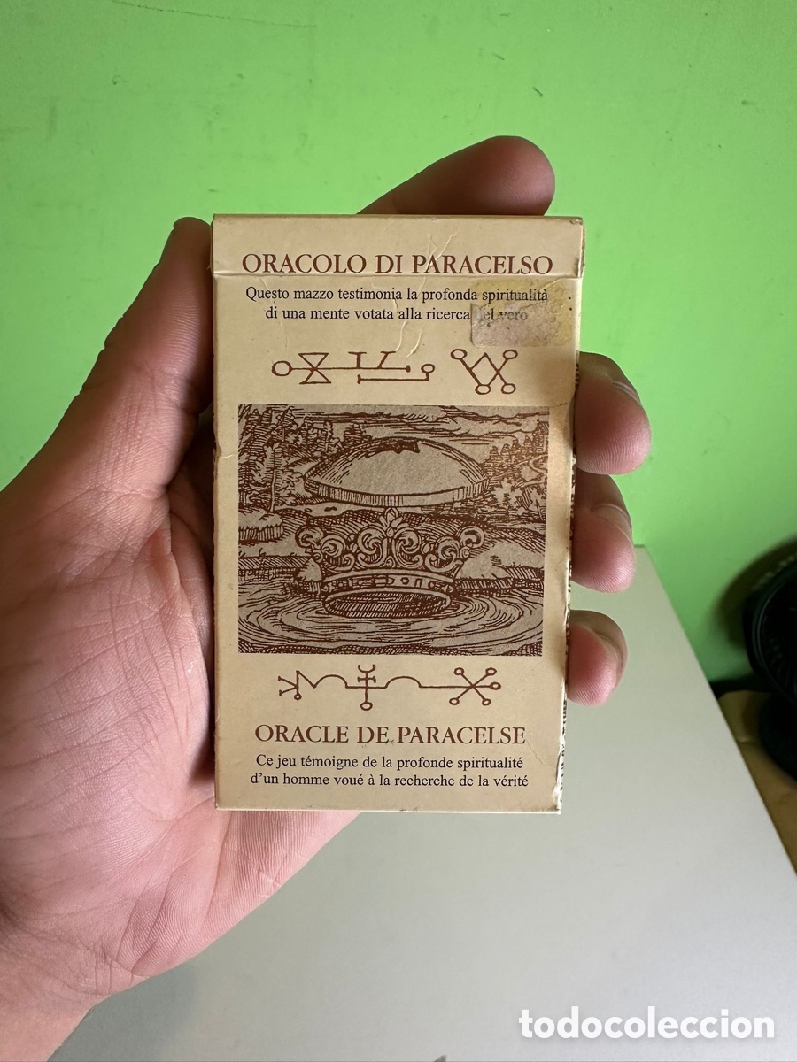 Barajas de cartas: Or&aacute;culo de Paracelso Lo Scarabeo &ndash; Baraja completa con caja y manual original