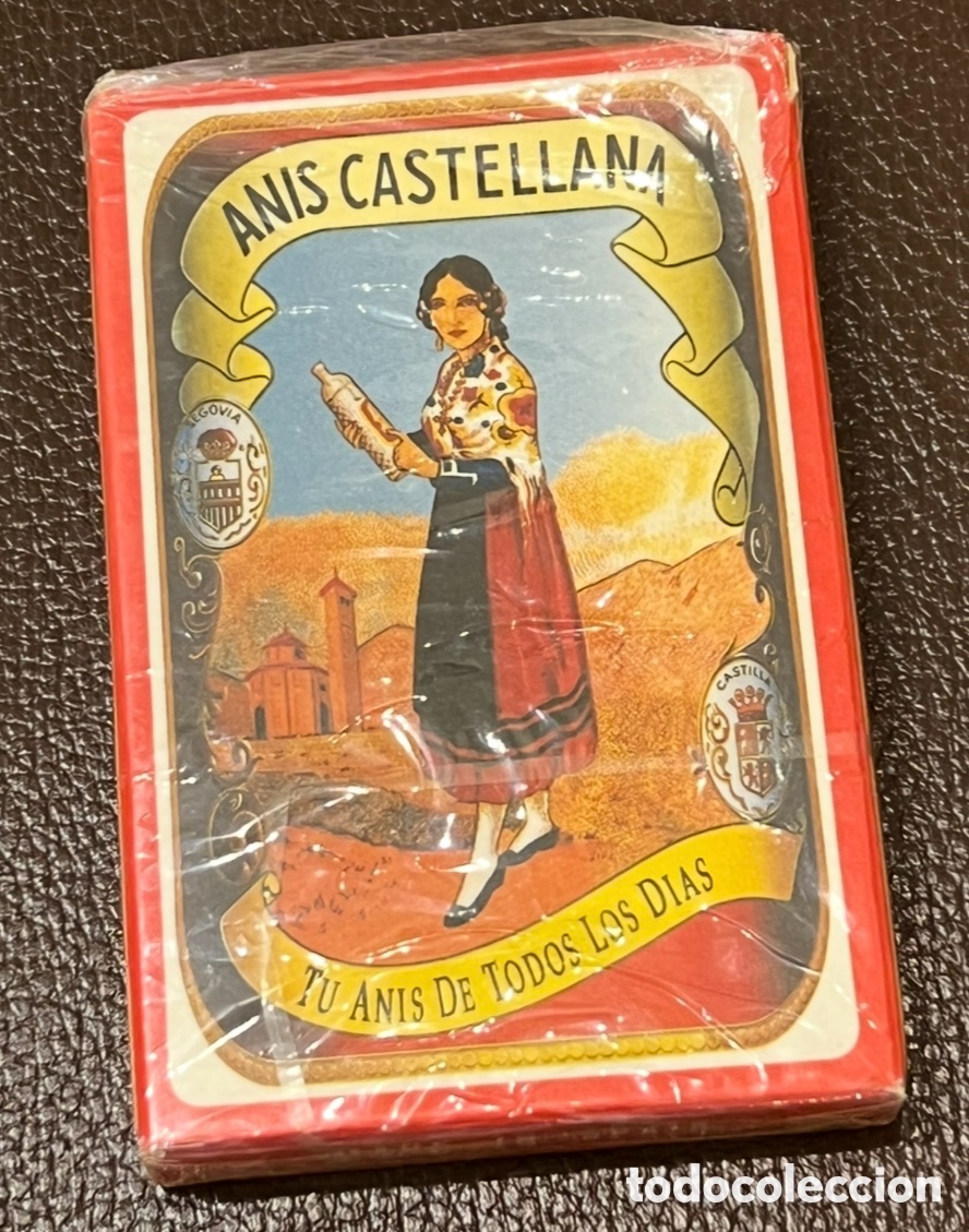 Barajas de cartas: Baraja Espa&ntilde;ola. Publicidad ANIS CASTELLANA. Fournier.