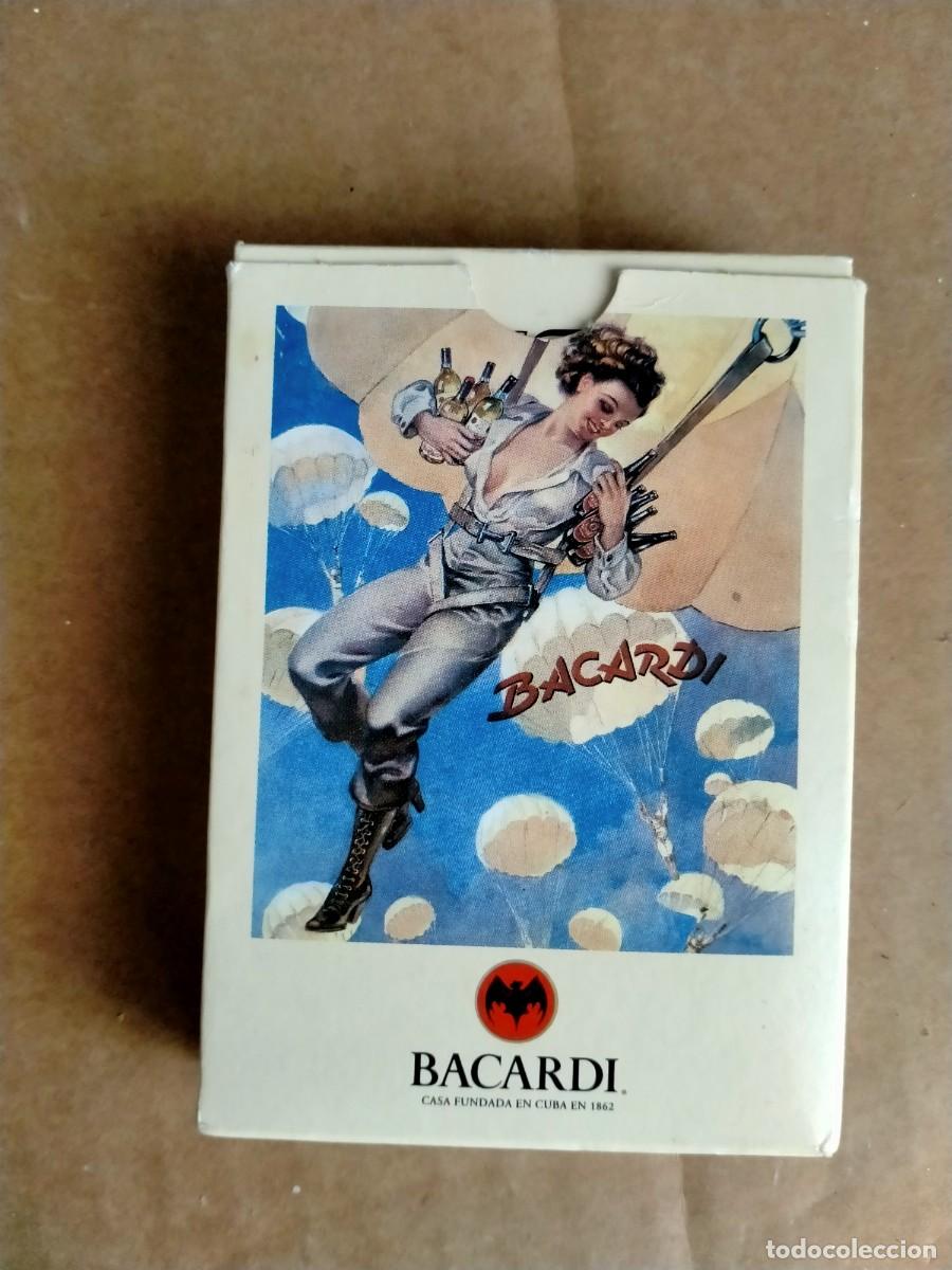 Barajas de cartas: BARAJADE CARTAS DE POKER FOURNIER, PUBLICIDAD RON BACARDI, ABSOLUTAMENTE NUEVAS