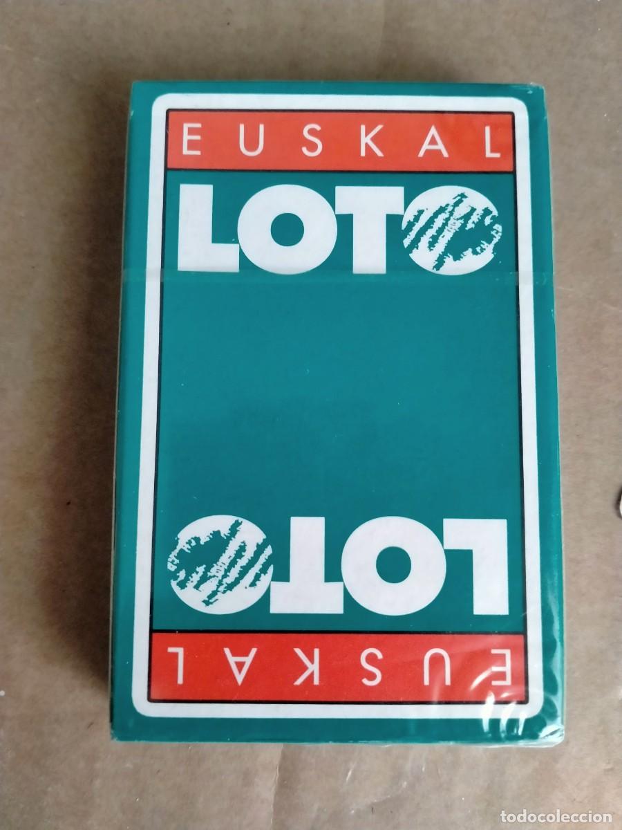 Barajas de cartas: BARAJA DE CARTAS NAIPE ESPA&Ntilde;OL FOURNIER, PUBLICIDAD DE EUSKAL LOTO. loter&iacute;a no autorizada