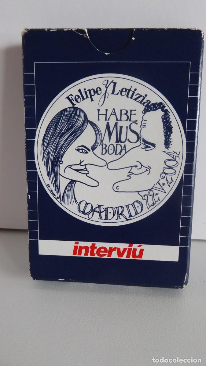 Barajas de cartas: BARAJA ESPA&Ntilde;OLA DE FELIPE Y LETICIA - INTERVI&Uacute;