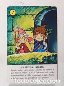 Barajas de cartas: belfy y lillibit Mori no Youki na Kobitotachi carta de heraclio fournier amarillo 7