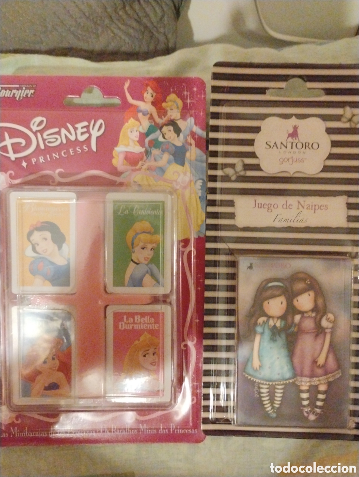 Barajas de cartas: &diams;Lote Naipes Fournier - Disney Princesas y Gorjuss (NUEVOS/PRECINTADOS)
