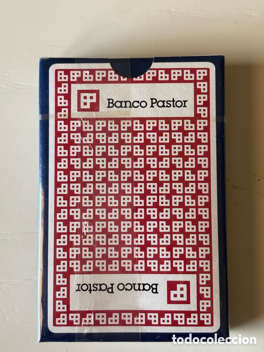 Jeux de cartes: Baraja publicidad Banco Pastor Precintada