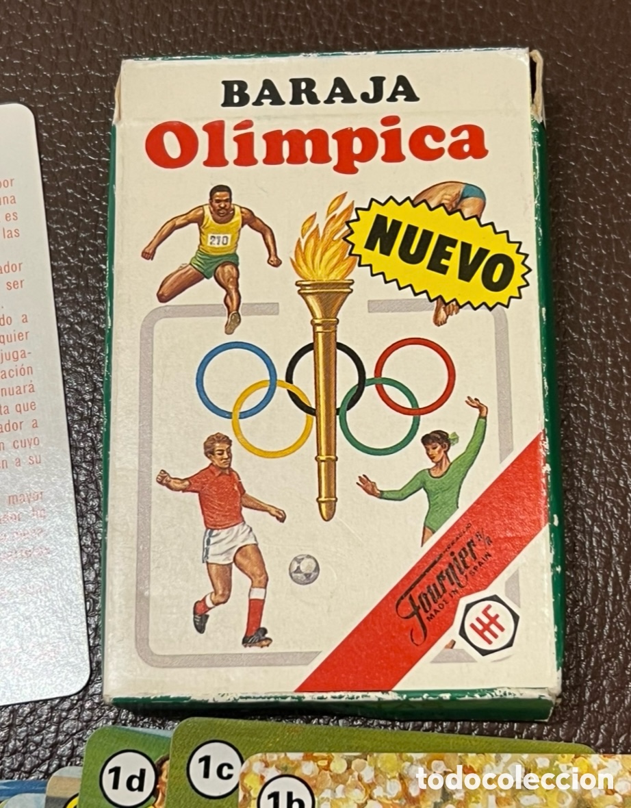 Barajas de cartas: Baraja Infantil. OL&Iacute;MPICA. Fournier. 1988.