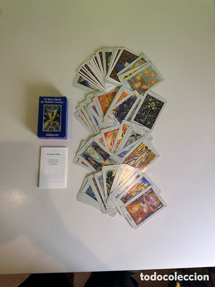 Baralhos de cartas: Tarot Thoth de Aleister Crowley AGM&uuml;ller con caja y manual original