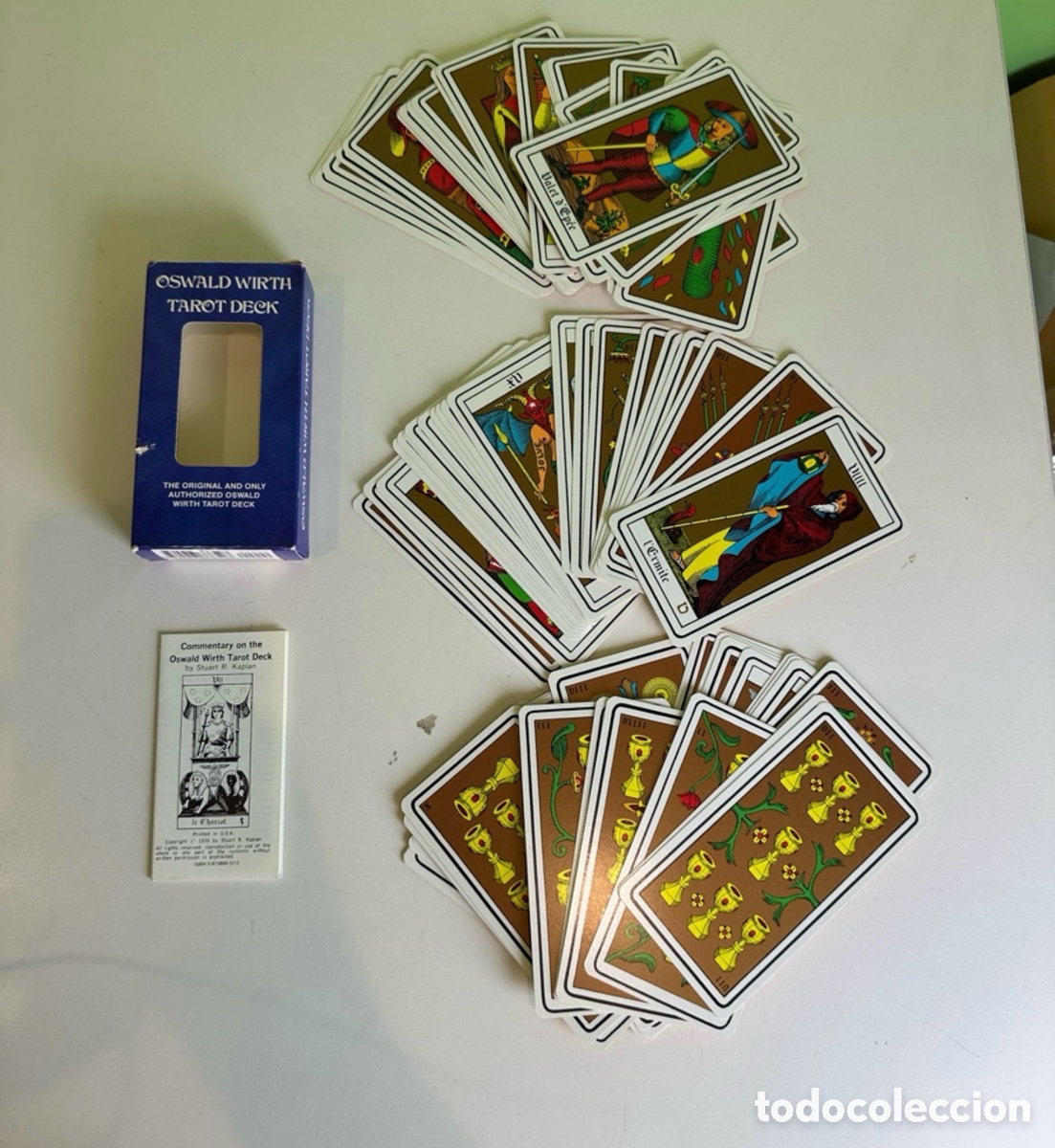 Baralhos de cartas: Oswald Wirth Tarot Deck completo &ndash; Baraja de Tarot con caja y manual original