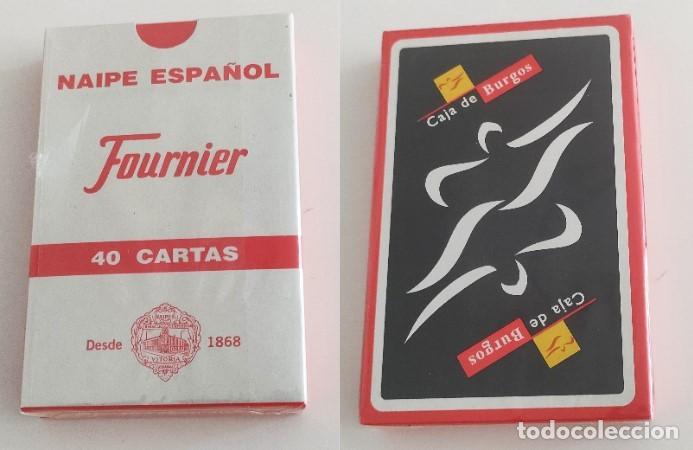Barajas de cartas: Baraja de cartas espa&ntilde;ola. Fournier. Caja de Burgos