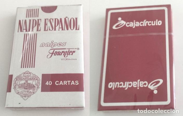 Barajas de cartas: Baraja de cartas espa&ntilde;ola. Fournier. CajaC&iacute;rculo (Burgos)