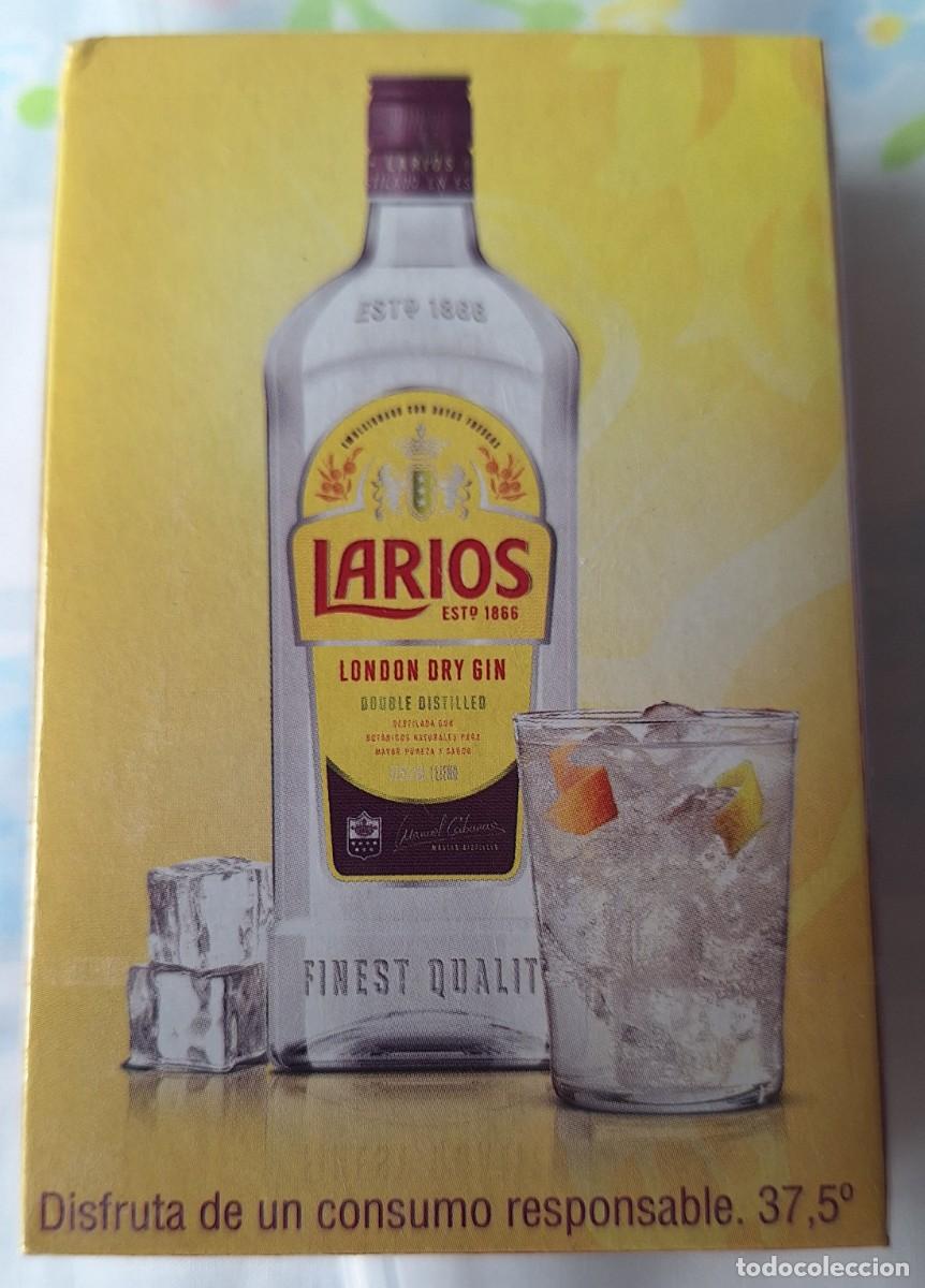 Barajas de cartas: BARAJA DE CARTAS ESPA&Ntilde;OLA. FOURNIER. BEBIDAS GINEBRA GIN LARIOS. PRECINTADA