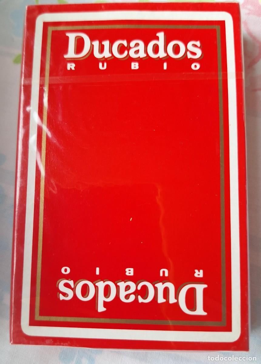 Barajas de cartas: BARAJA DE CARTAS NAIPES FOURNIER ( DUCADOS RUBIO ) NUEVA PLASTIFICADA TABACO
