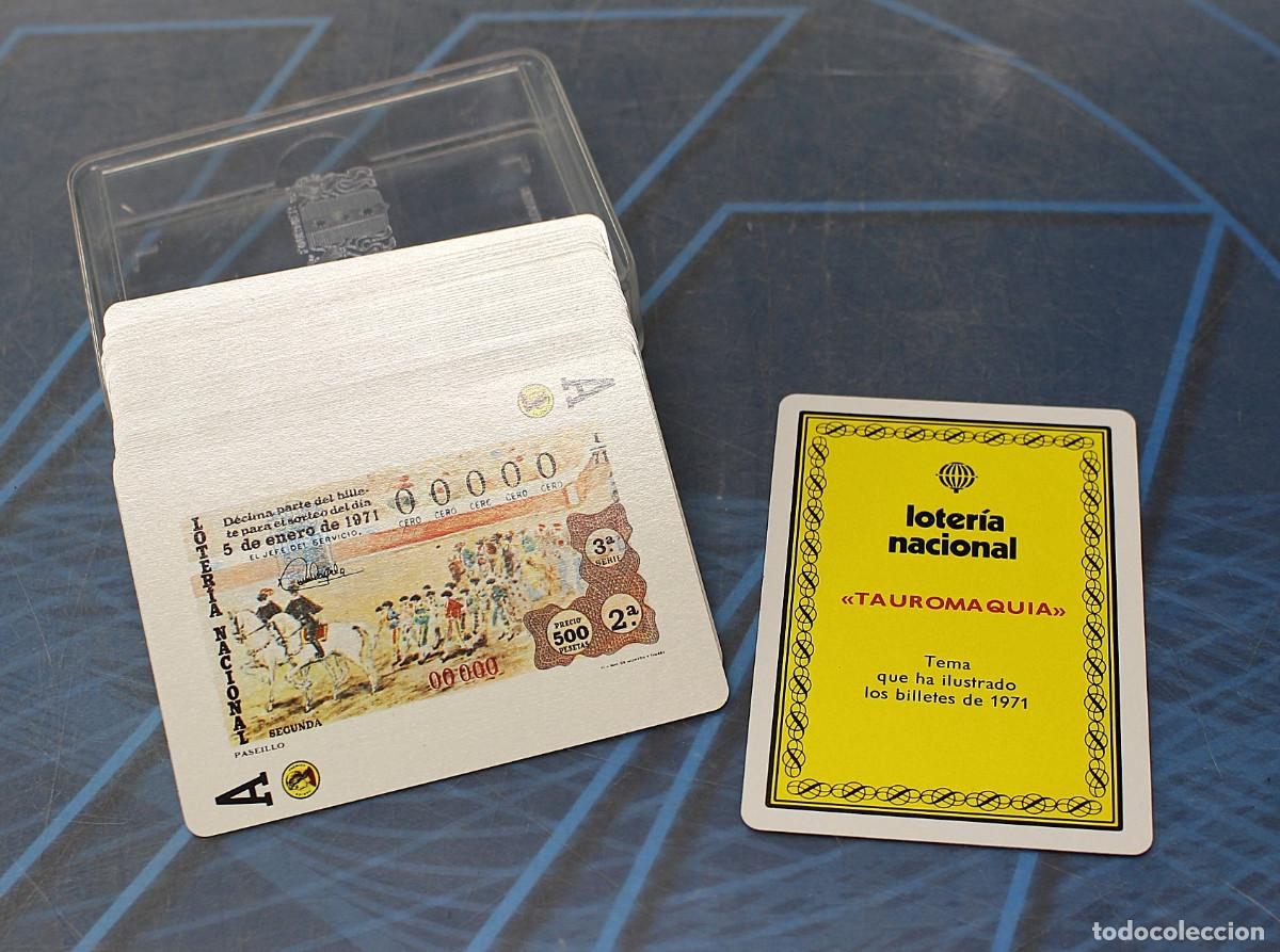Barajas de cartas: Baraja espa&ntilde;ola Loter&iacute;a Nacional: Tauromaquia. 40 naipes.
