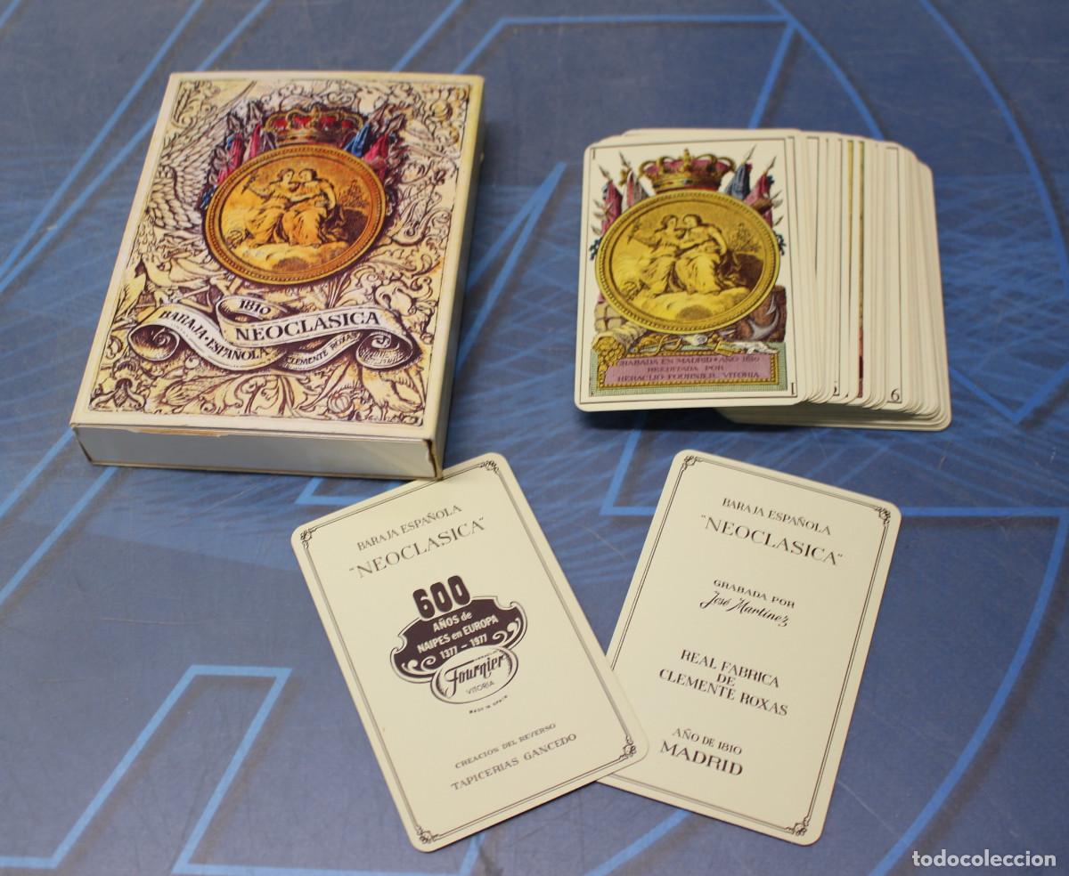 Barajas de cartas: Baraja espa&ntilde;ola Neocl&aacute;sica, Fournier, 1977.
