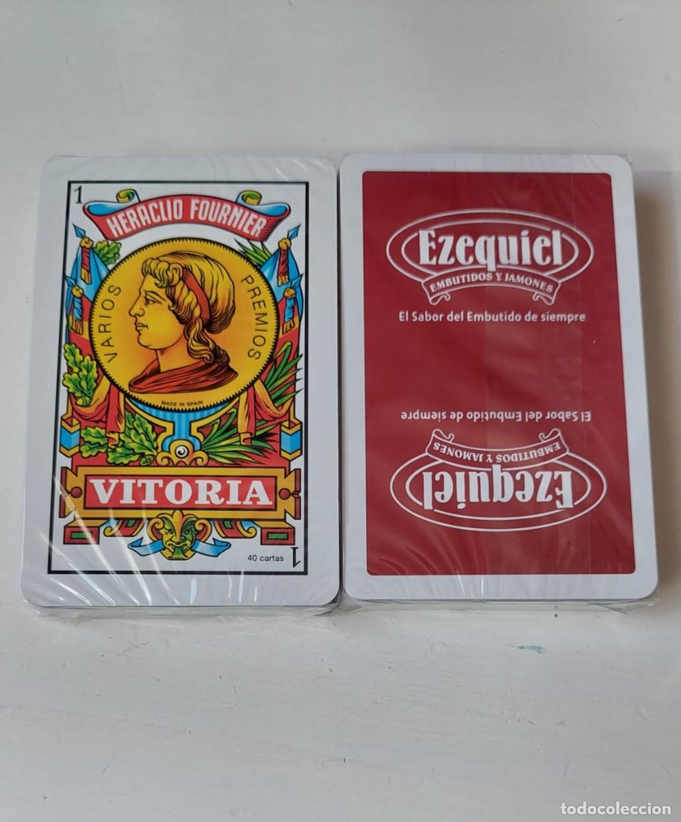 Barajas de cartas: BARAJA DE CARTAS HERACLIO FOURNIER PUBLICIDAD EMBUTIDOS EZEQUIEL 40 NAIPES PRECINTADA