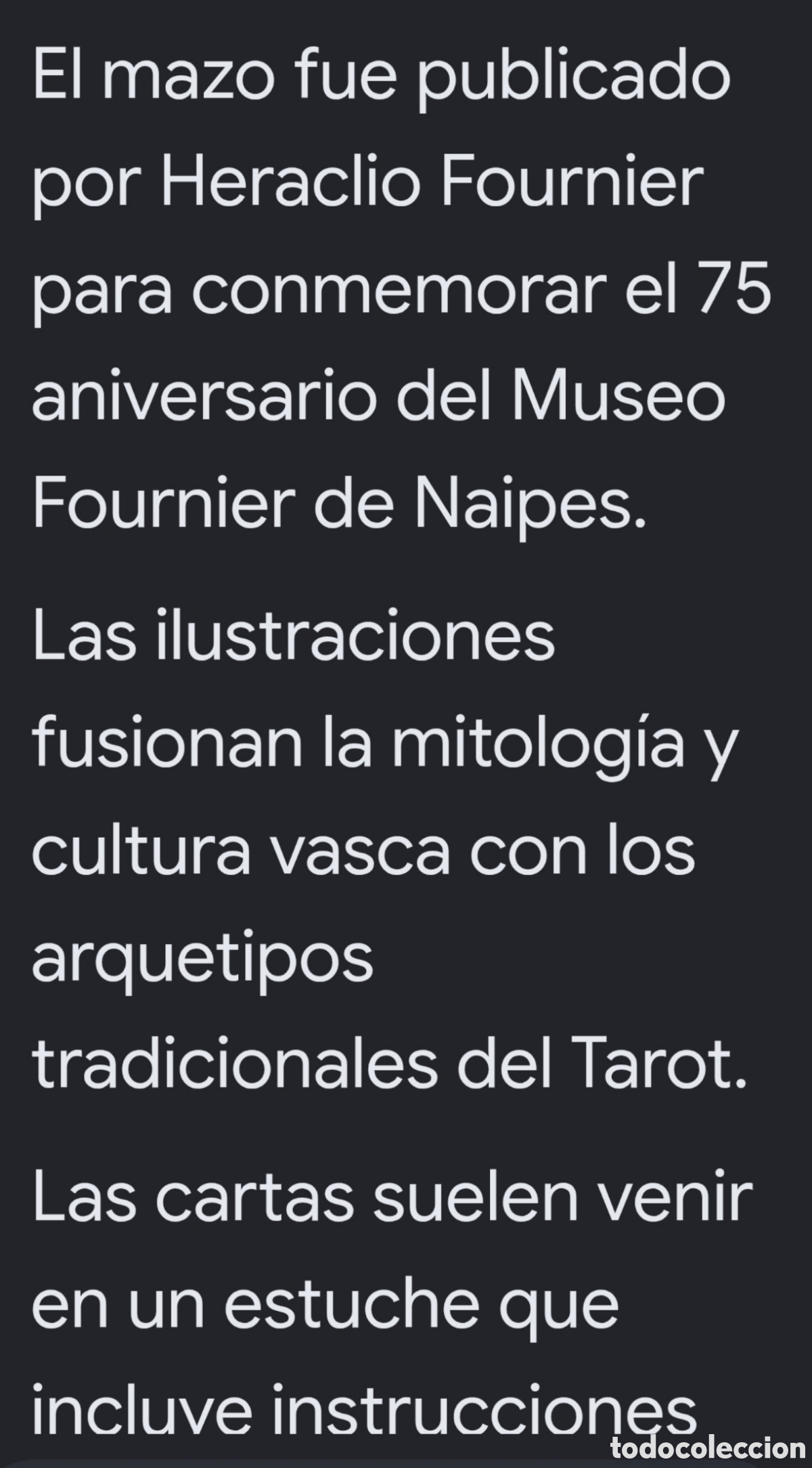 Barajas de cartas: TAROT DE EUSKALHERRIA 1990 VITORIA - Foto 8