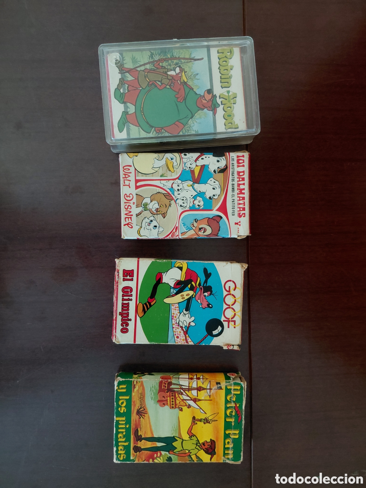 Barajas de cartas: Lote 4 Barajas Infantiles Disney Fournier (A&ntilde;os 70/80/90)