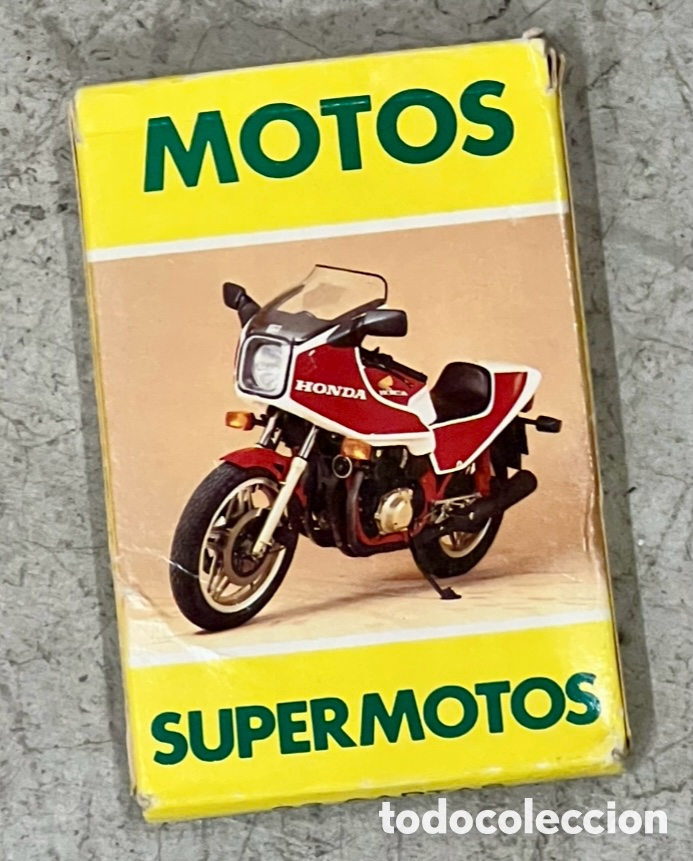 Barajas de cartas: Baraja Infantil. MOTOS Supermotos. Fournier. 1984.