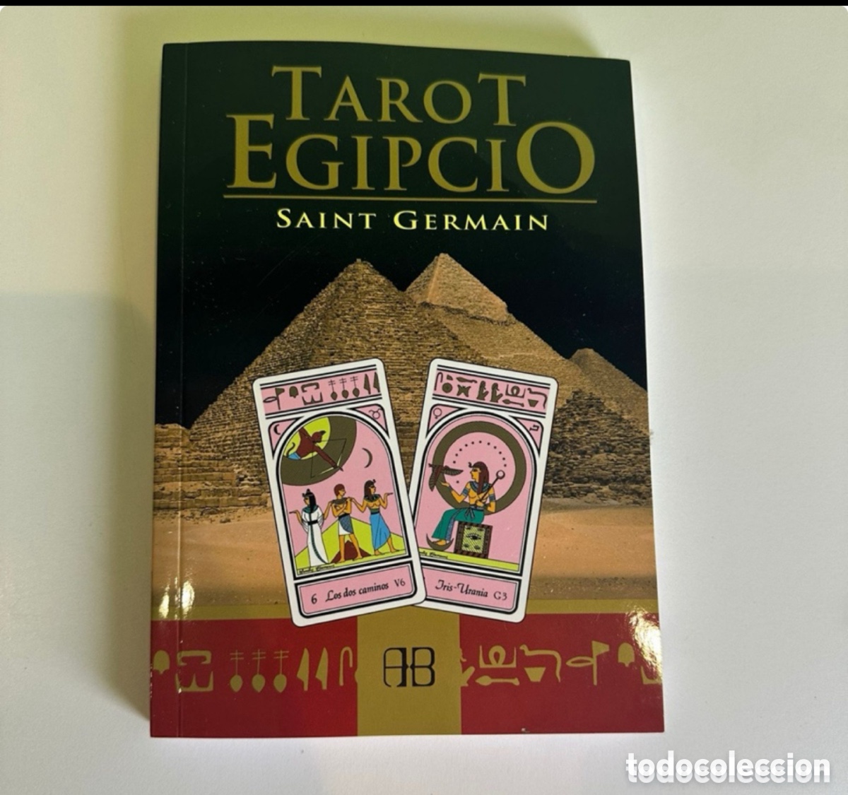 Mazzi di carte: Tarot Egipcio Saint Germain - Estuche Completo con 78 Cartas y Libro de 192 P&aacute;ginas