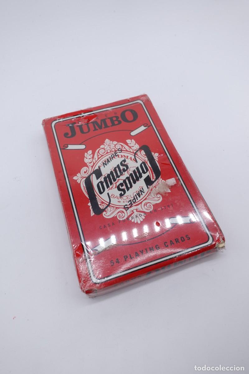 Barajas de cartas: BARAJA COMAS SUPER JUMBO 54 CARTAS PRECINTADA TAMA&Ntilde;O GRANDE MUY RARA OBEJTO COLECCION