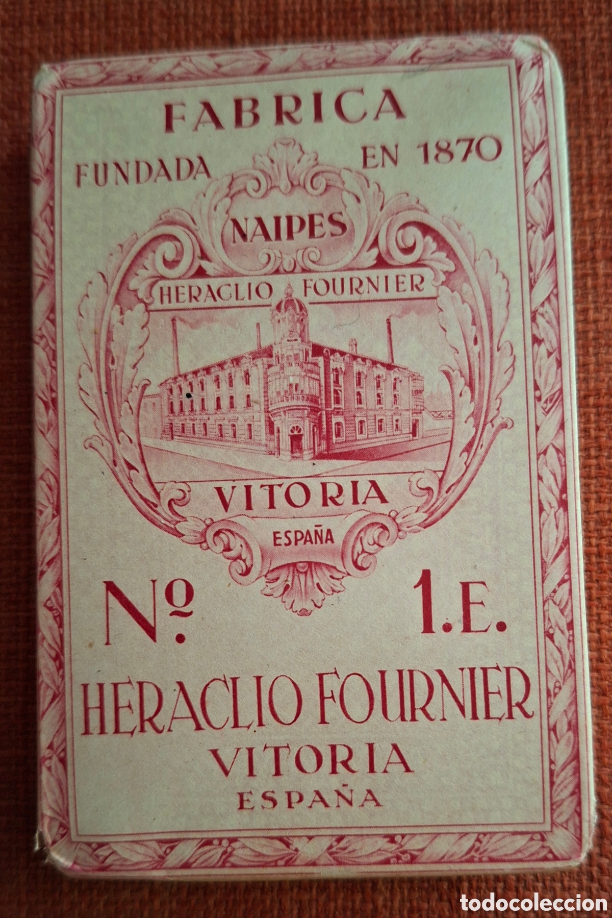 Barajas de cartas: Barajas Naipes Heraclio Fournier Vitoria timbre del Estado Juego Nuevo a Estrenar