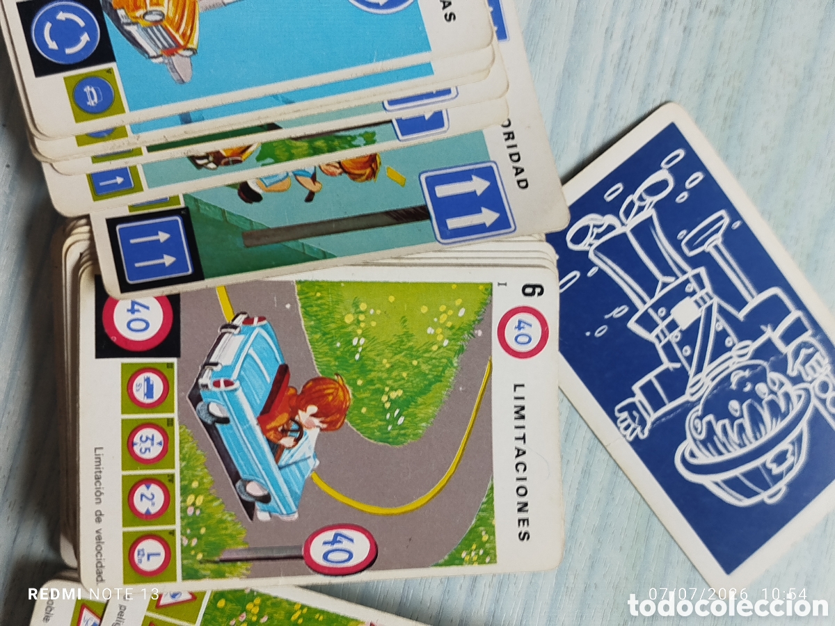 Barajas de cartas: Baraja infantil fournier se&ntilde;ales de trafico a&ntilde;os 60