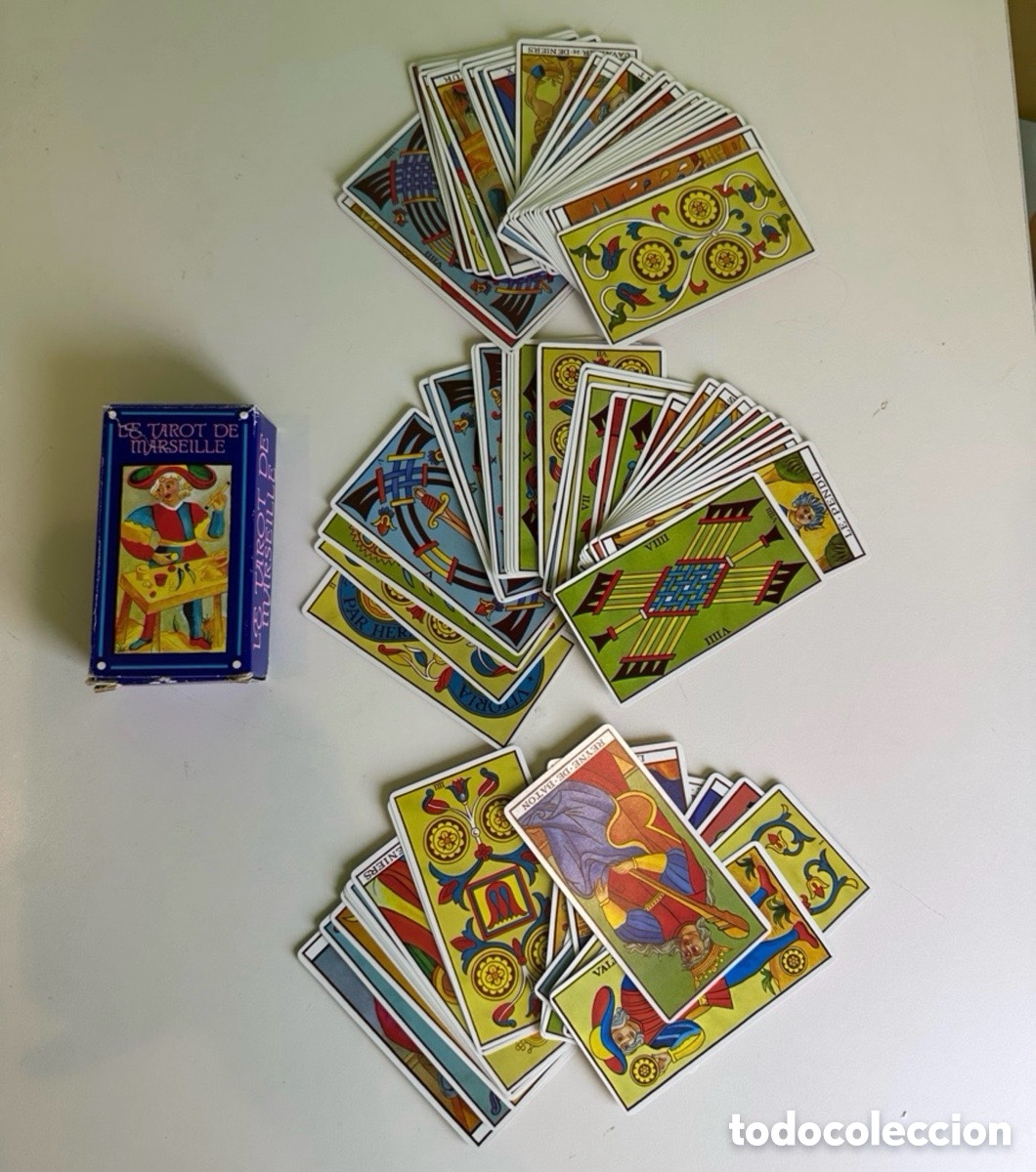 Decks of cards: Tarot de Marseille completo - Baraja cl&aacute;sica con caja original