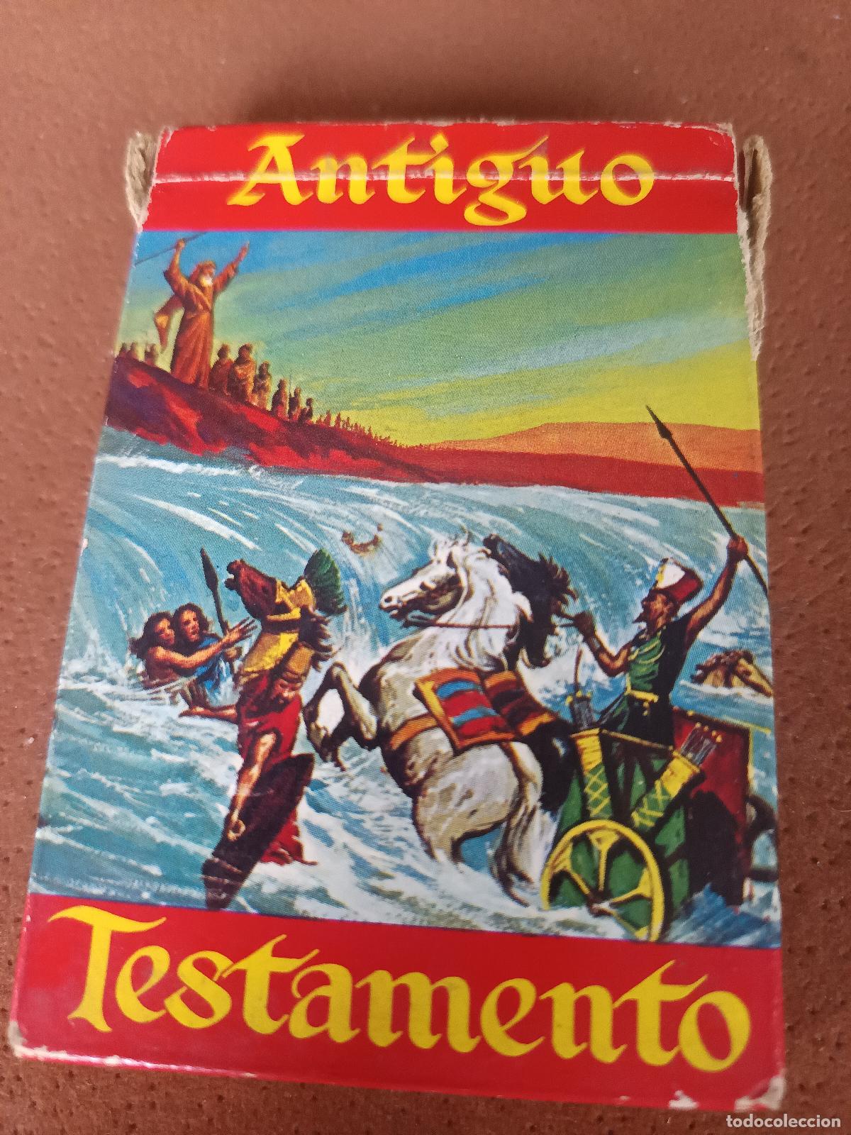 Barajas de cartas: ANTIGUA BARAJA INFANTIL ANTIGUO TESTAMENTO HERACLIO FOURNIER COMPLETA 48 CARTAS E INSTRUCCIONES