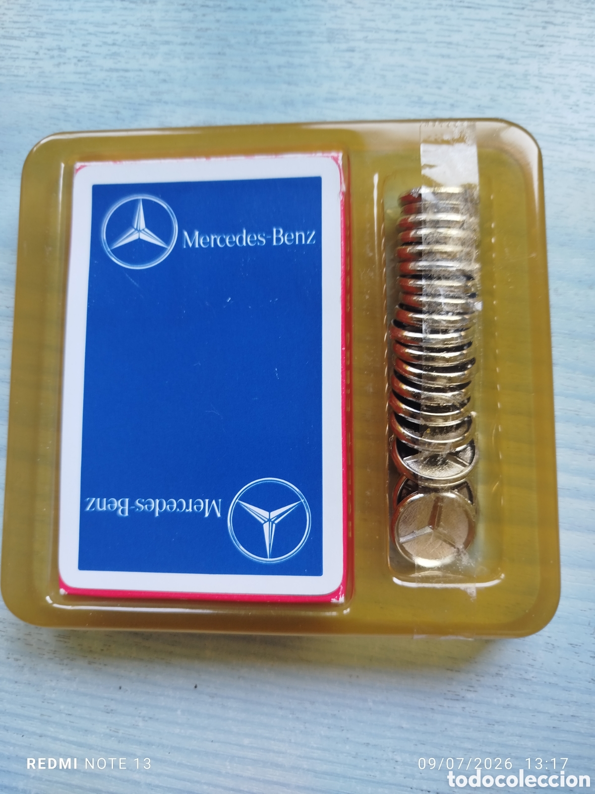 Barajas de cartas: Baraja mercedes Benz..mus.40 cartas