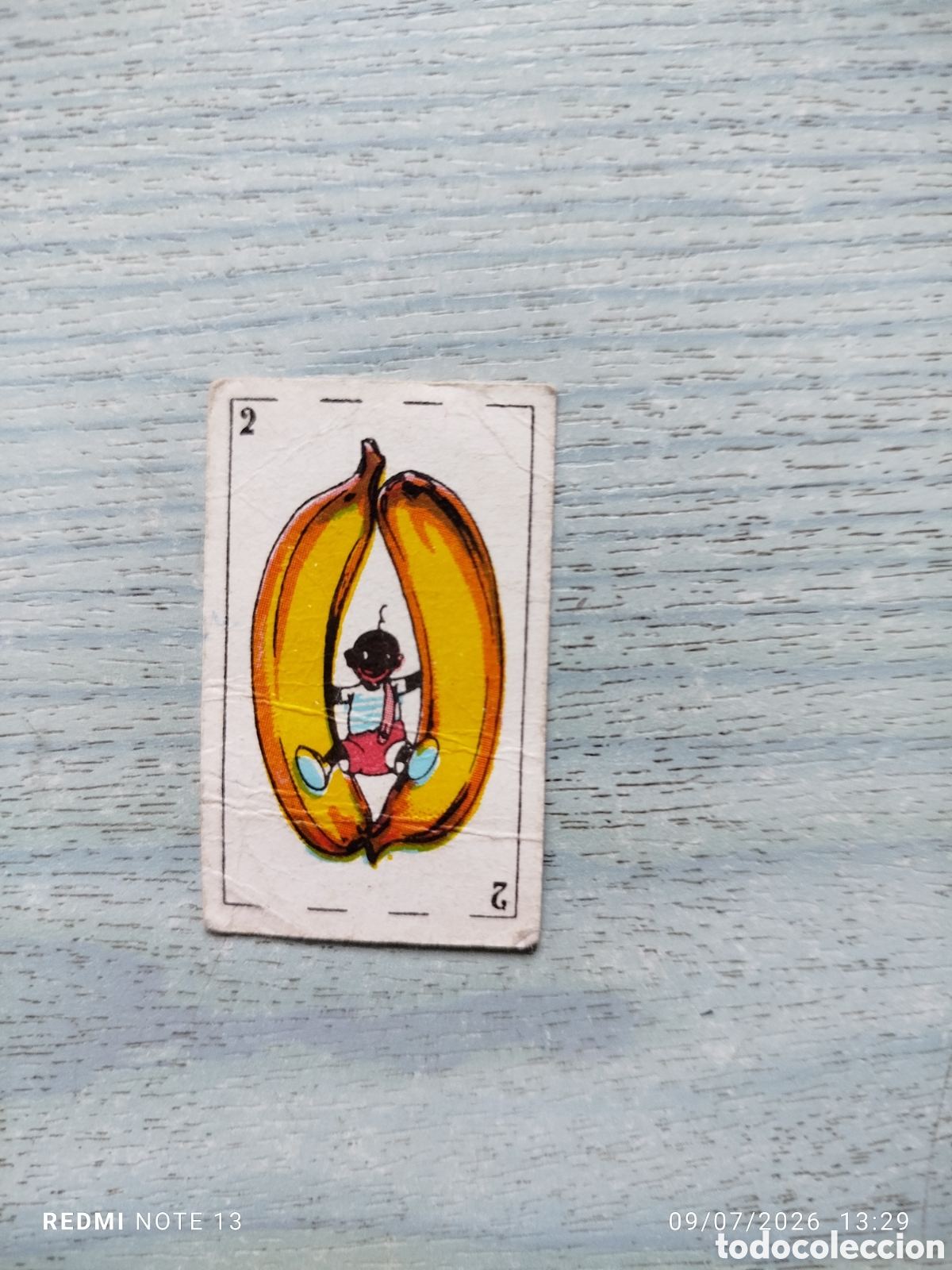 Barajas de cartas: Carta infantil j.perez muro.3 x 5 cm.lamaja