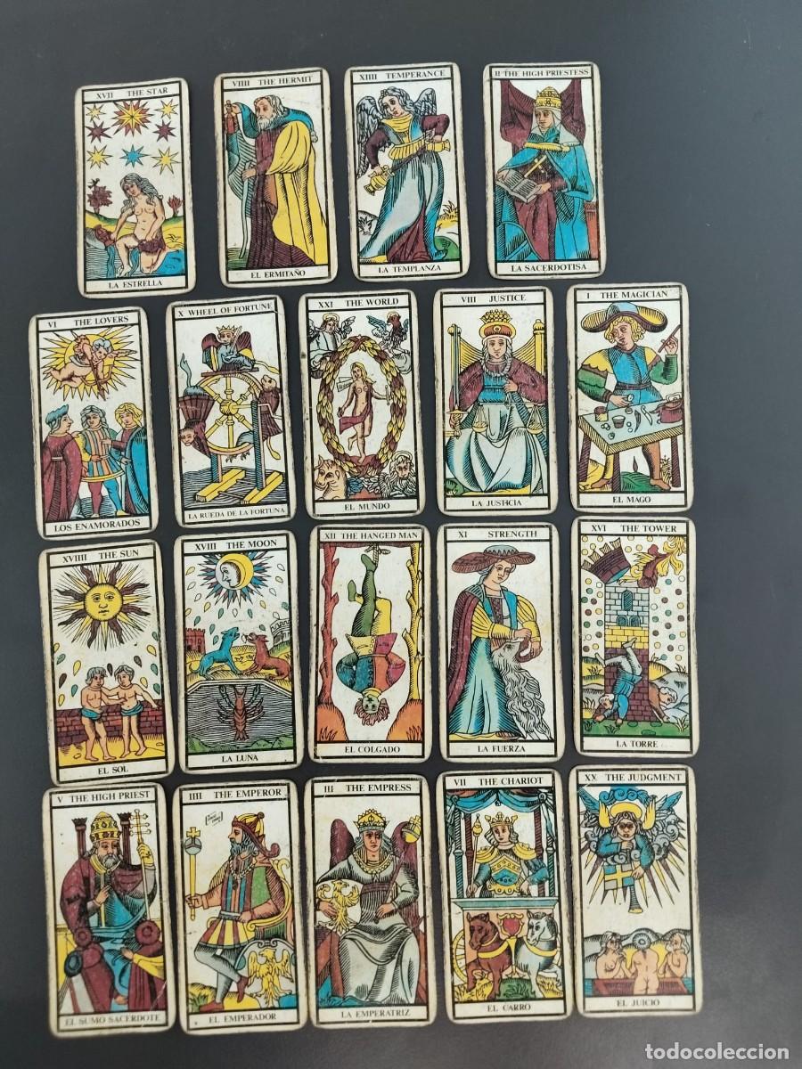 Barajas de cartas: 19 antiguos Arcanos del Tarot. - Foto 1