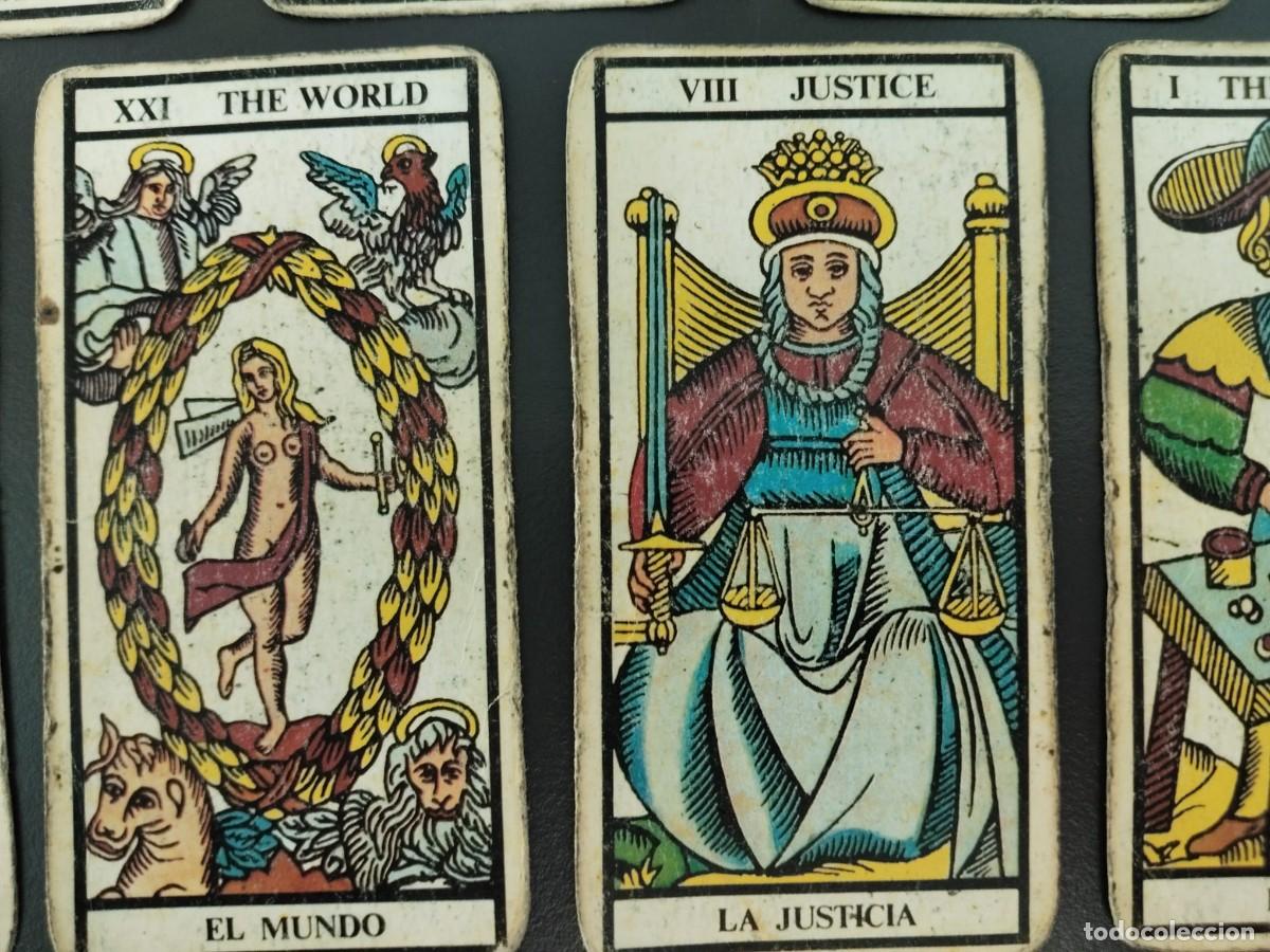 Barajas de cartas: 19 antiguos Arcanos del Tarot. - Foto 7
