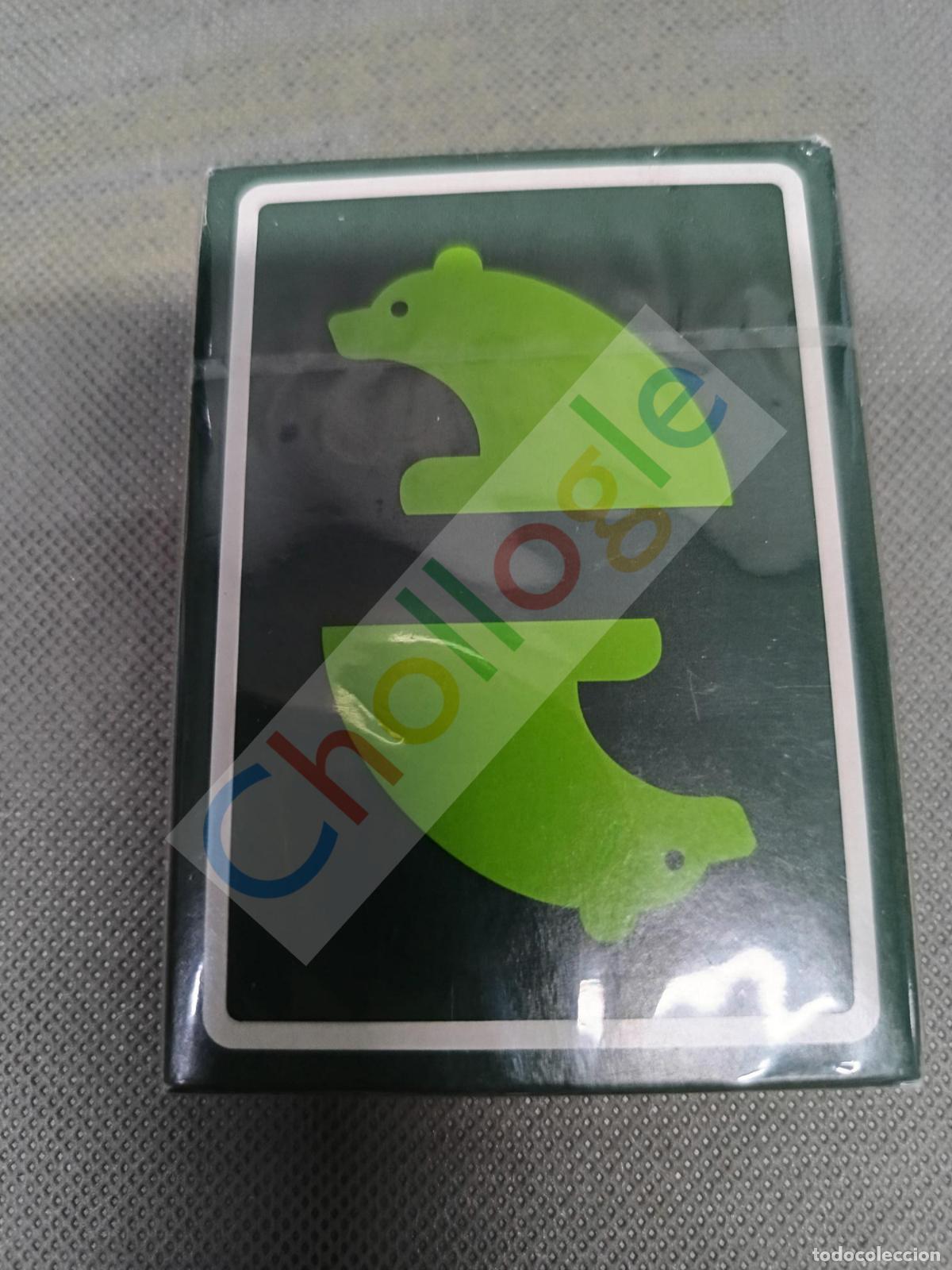 Barajas de cartas: Naipes Poker Fournier publicidad Caja de Madrid precintada plastic coated